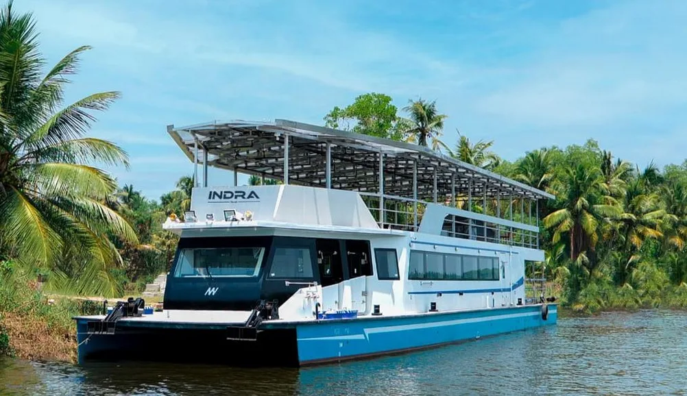 indra solar boat kochi trip updates