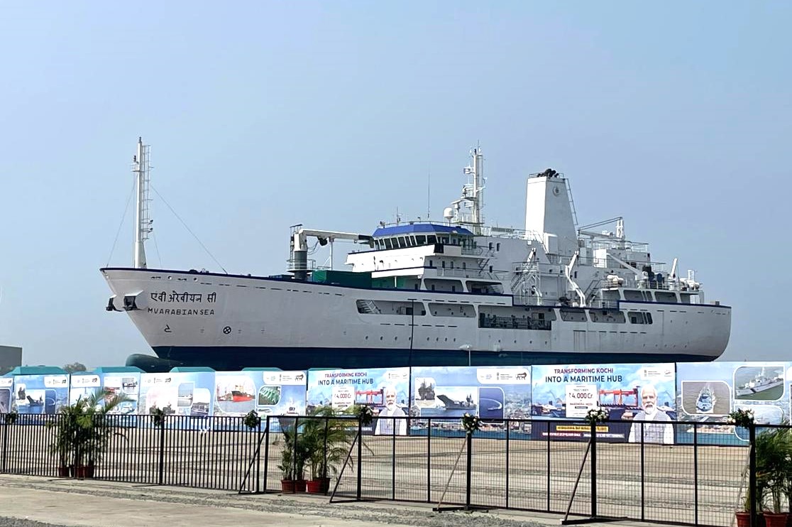 Cochin shipyard MV arabian sea tripupdates